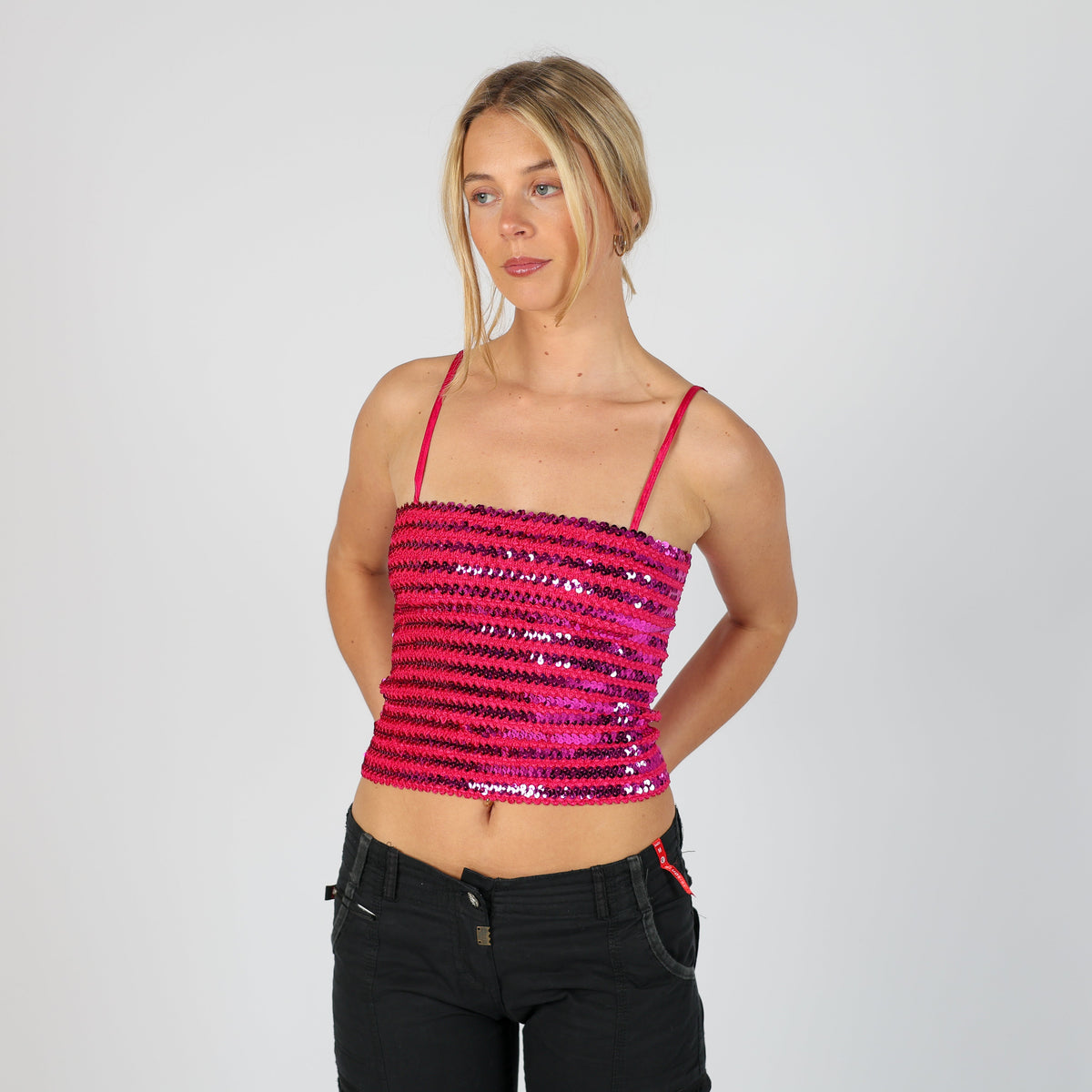 Pink Y2K Yessica Cami (XS)
