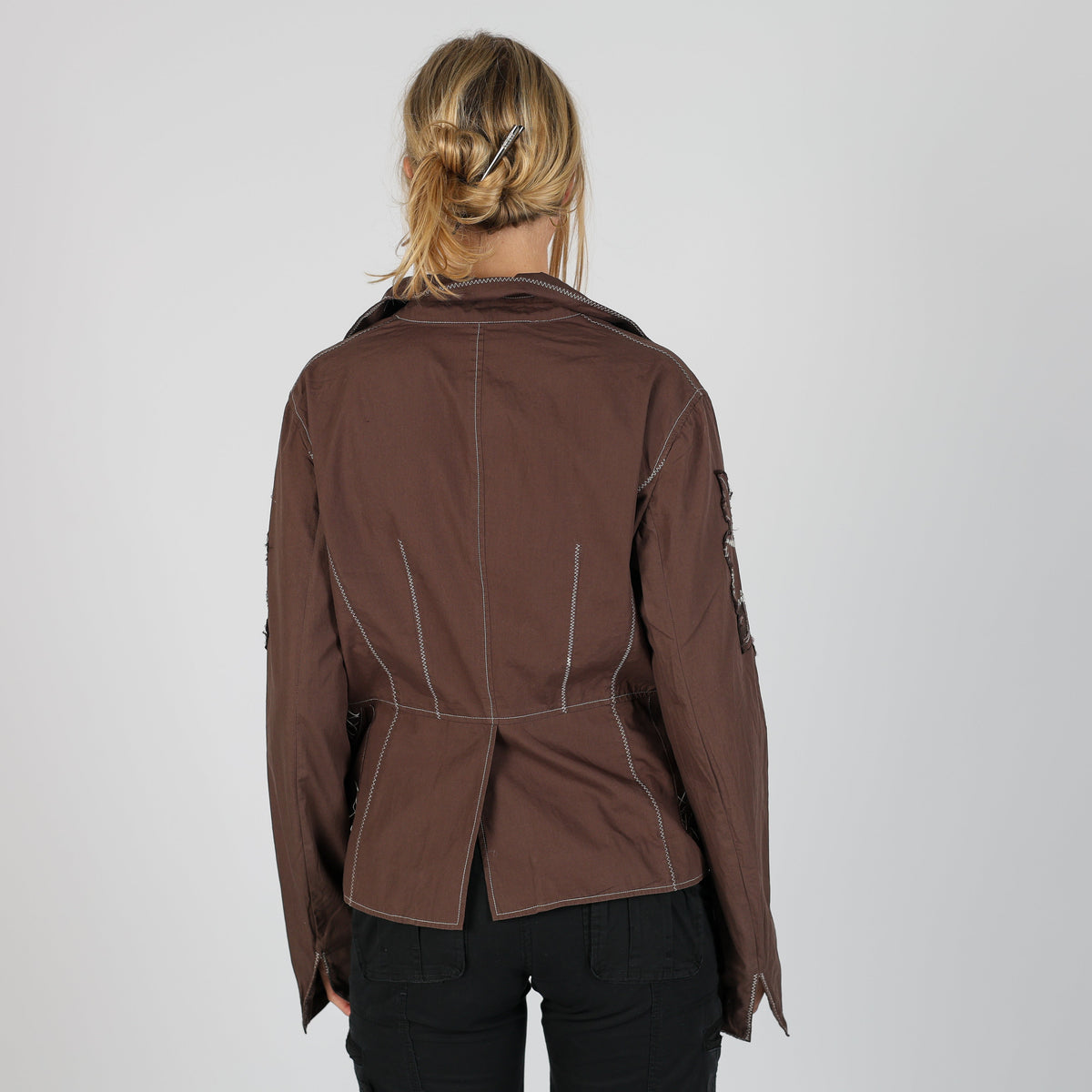 Brown Y2K Massimo Rebecchi Shirt (L)