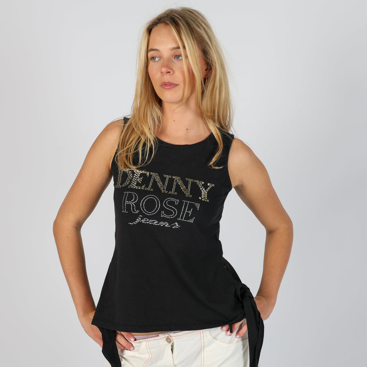 Black Y2K Denny Rose Cami (XS)