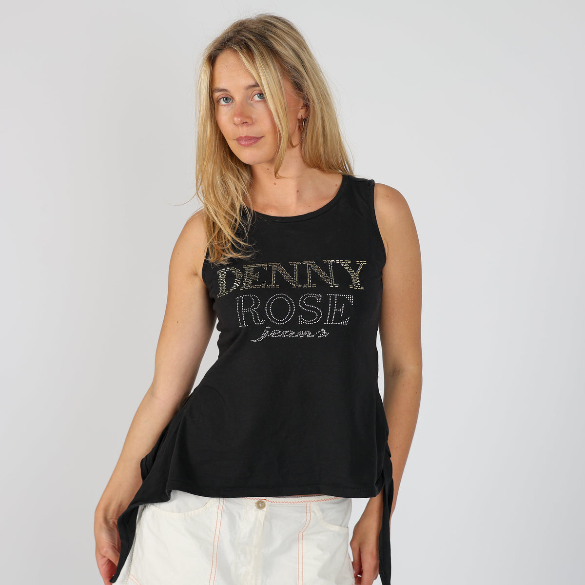 Black Y2K Denny Rose Cami (XS)