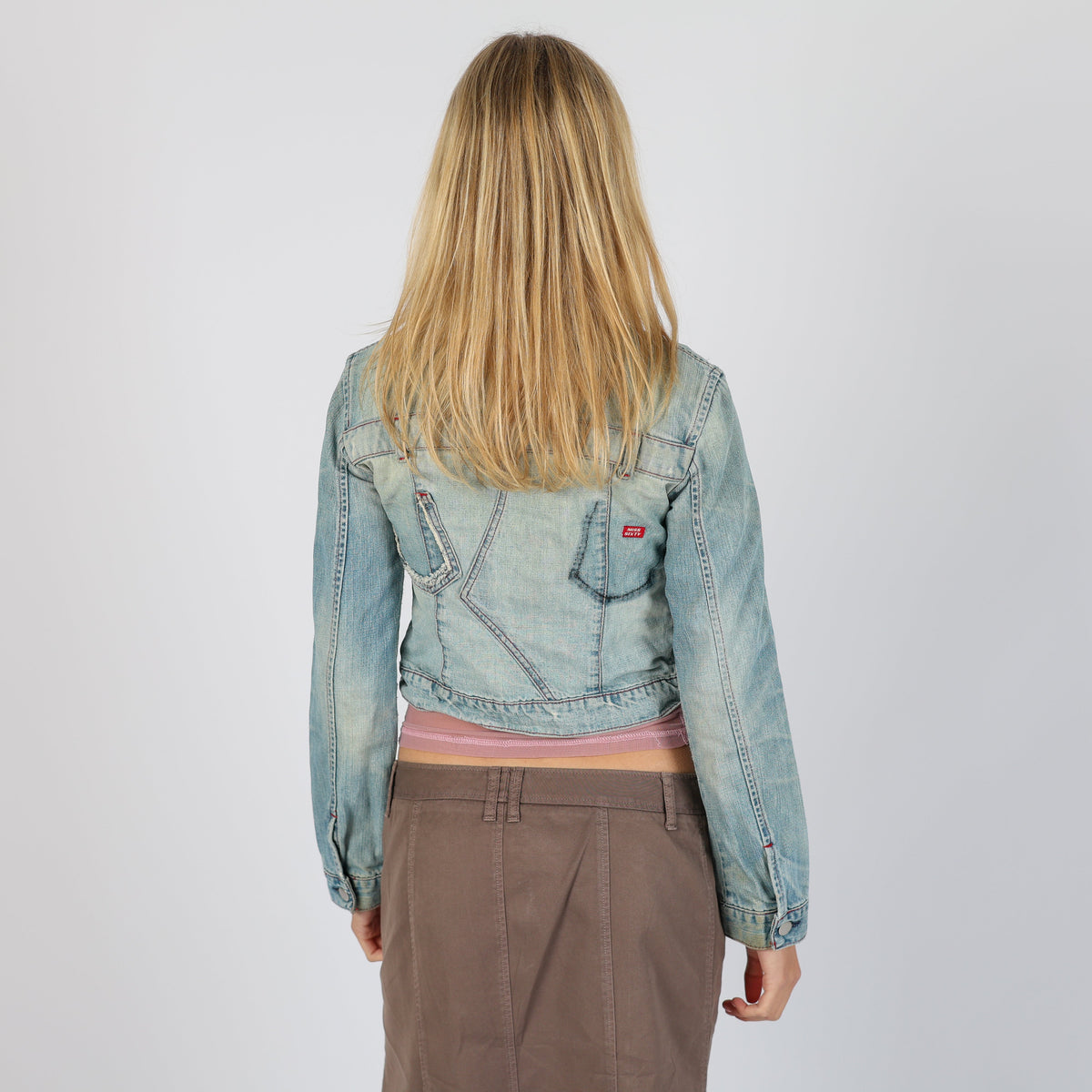 Light Blue Y2K Miss Sixty Denim Jacket (XS)