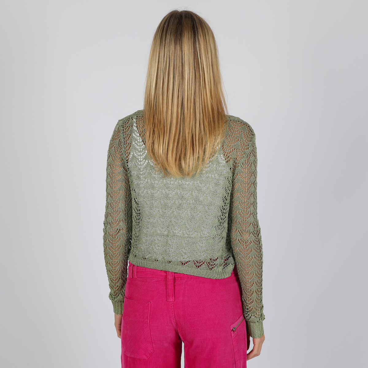 Light Green Y2K Margo Sug Cardigan (S)