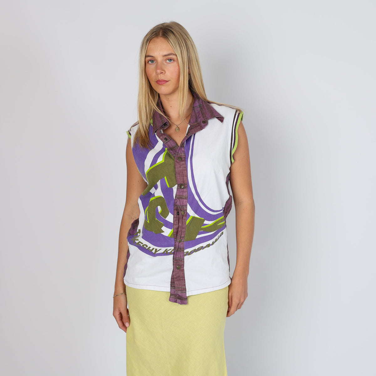Purple Y2K Takeshy Kurosawa Shirt (L)