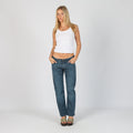 Blue 90s Just Cavalli Straight Jeans (M)