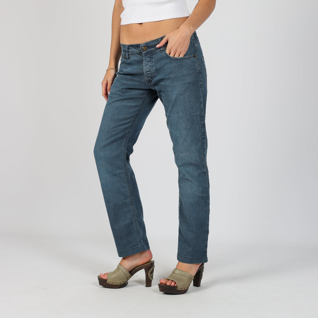 Blue 90s Just Cavalli Straight Jeans (M)