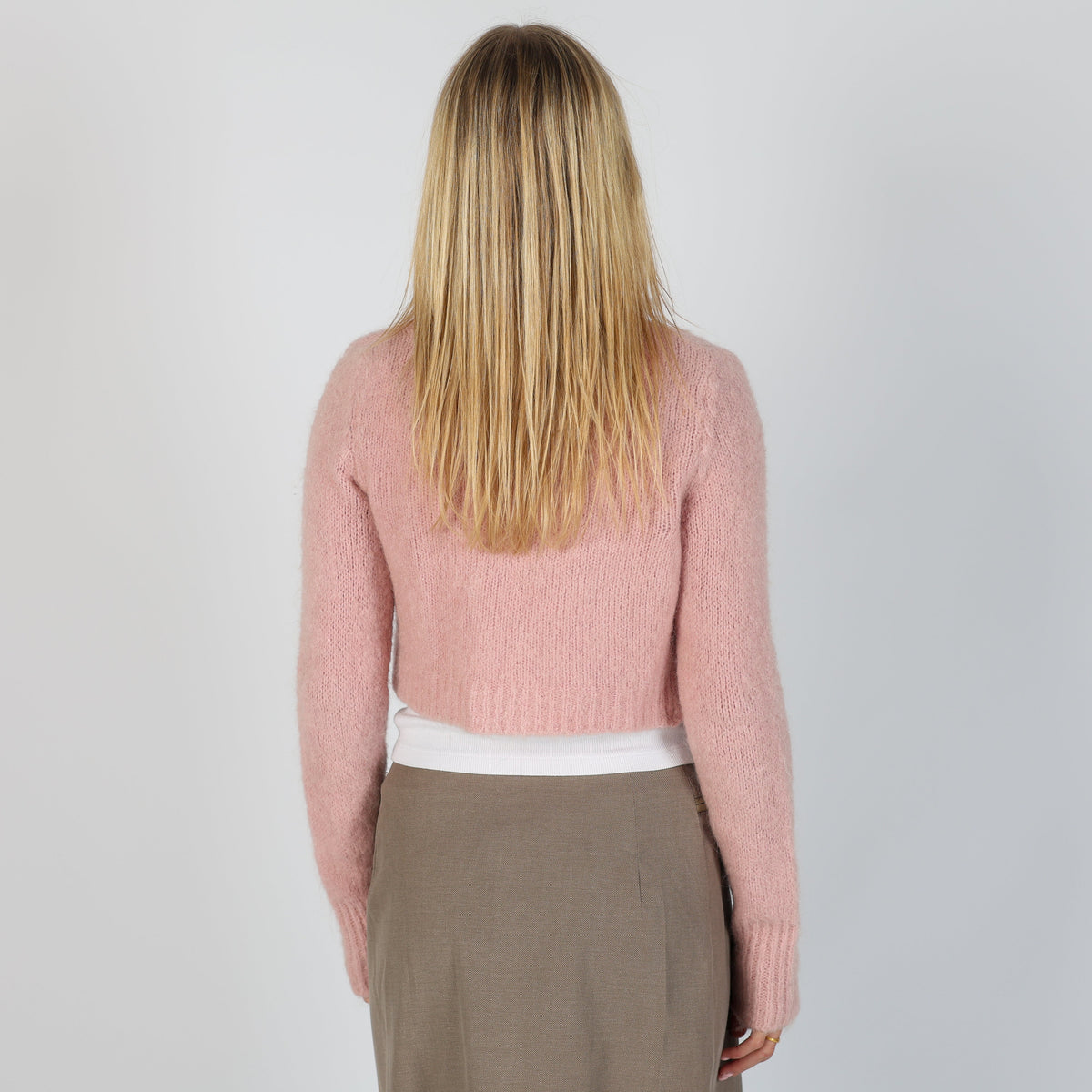 Baby Pink Y2K King Kong Knitted Jumper (S)