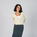 Cream Y2K Sisley Knitted Jumper (S)
