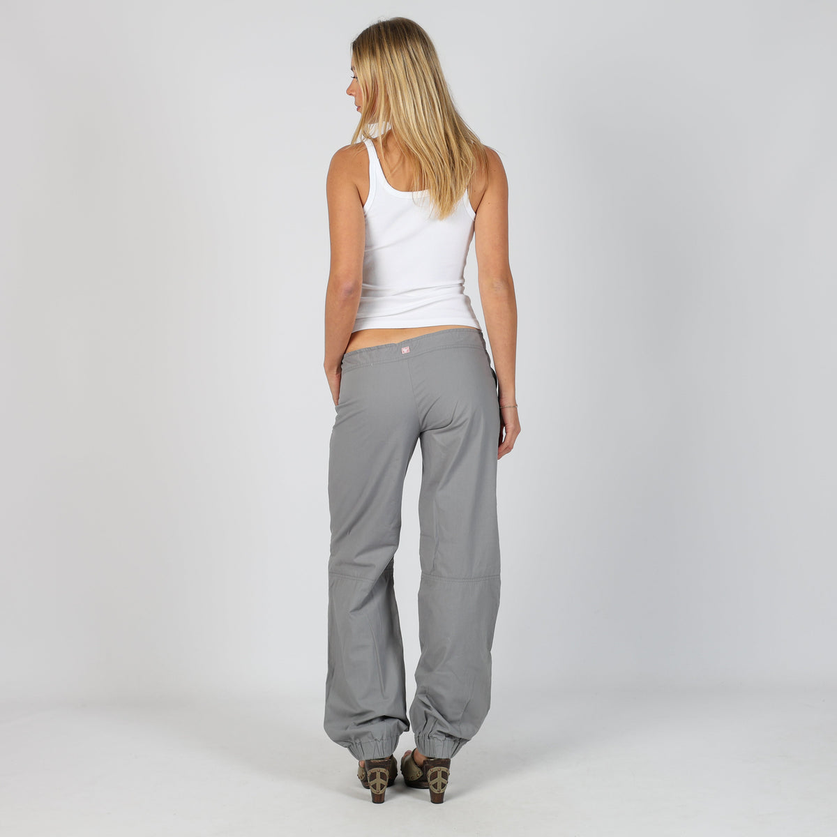 Grey Y2K Freddy Campus Cargo Pants (M)