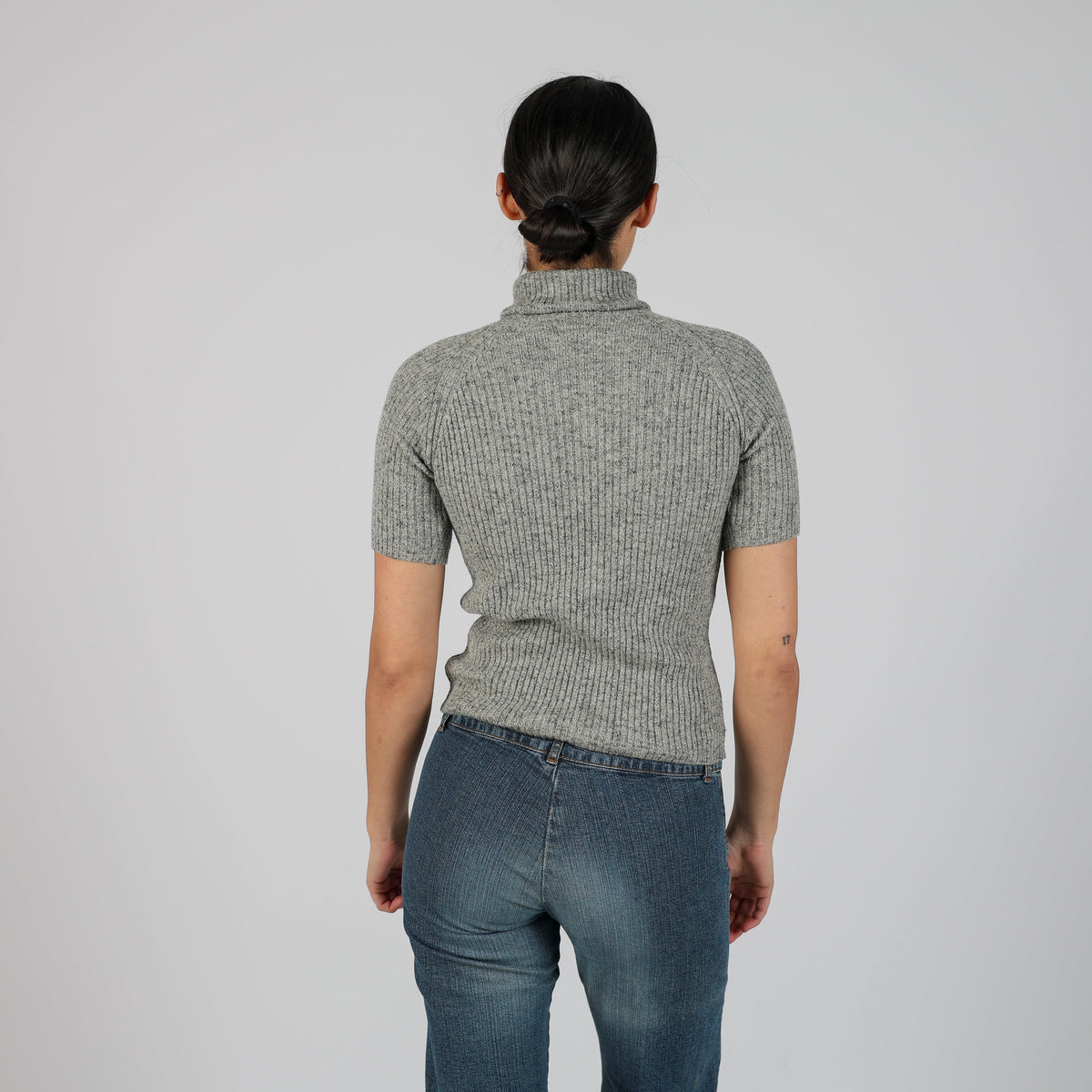 Grey Y2K Marella Knitted Top (S)
