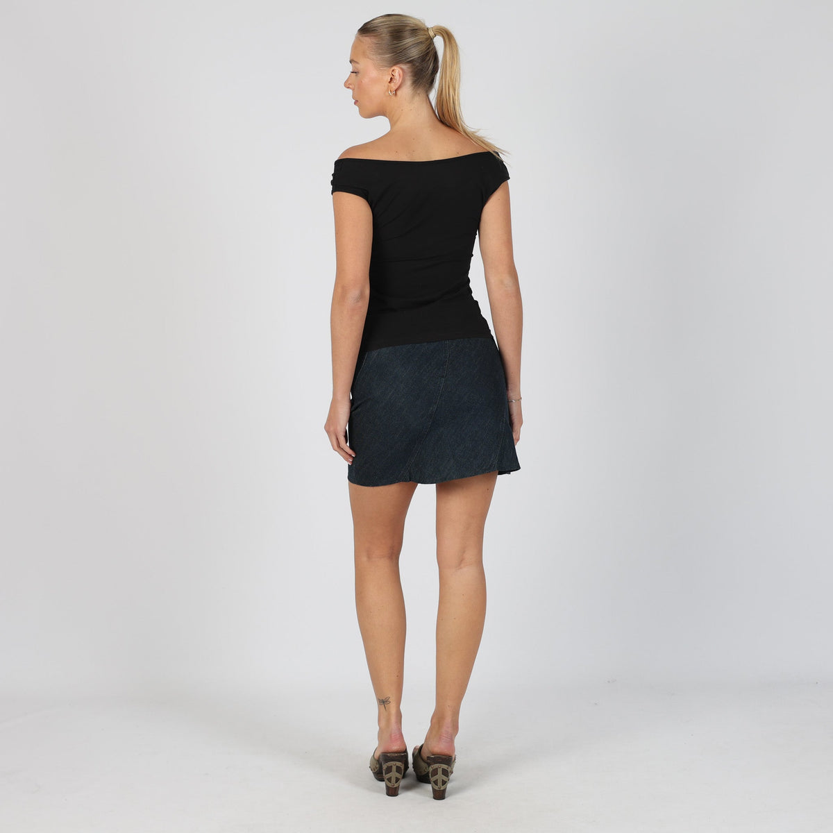 Blue Y2K Max&Co. Denim Mini Skirt (XS)