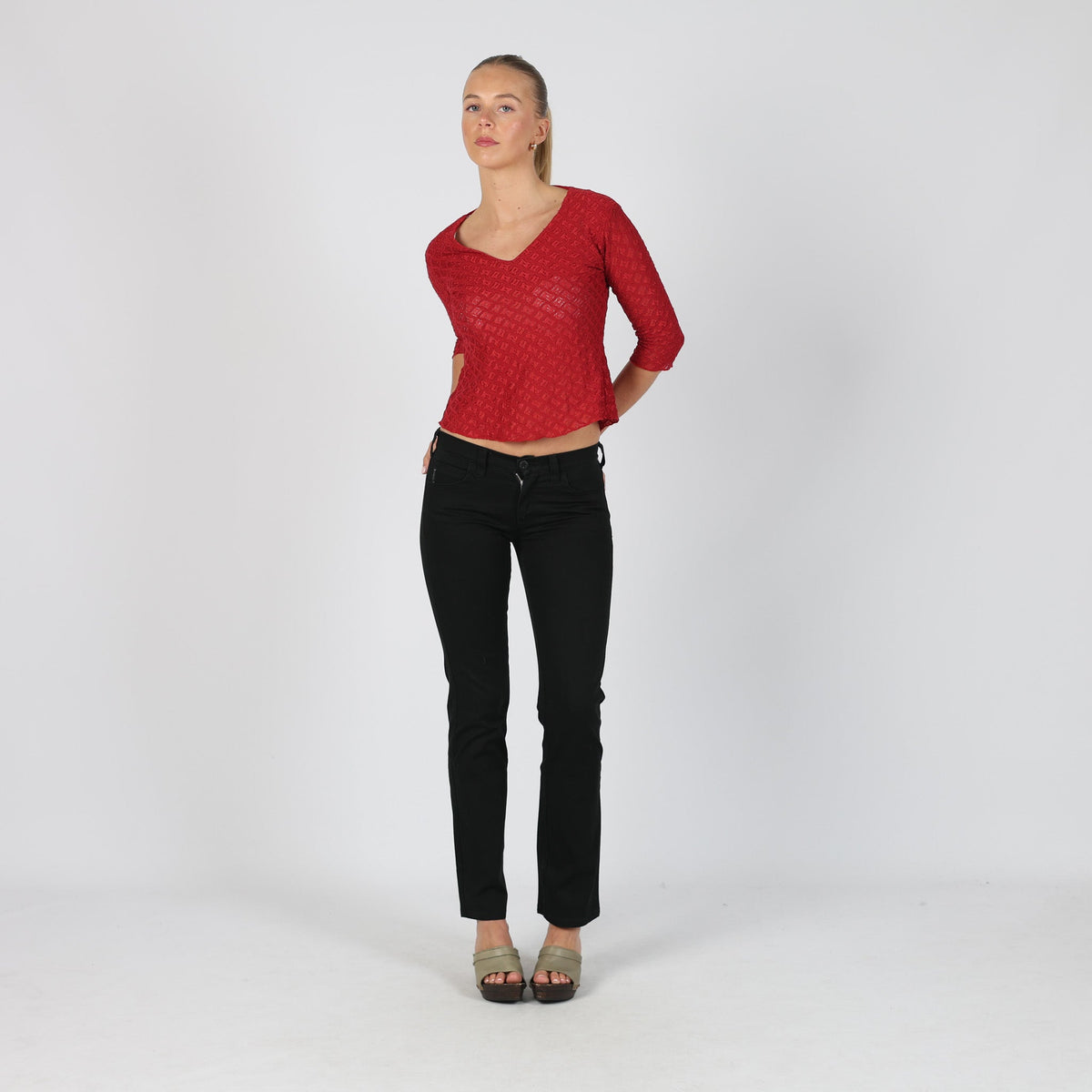 Black Y2K Armani Jeans Skinny Jeans (XS)