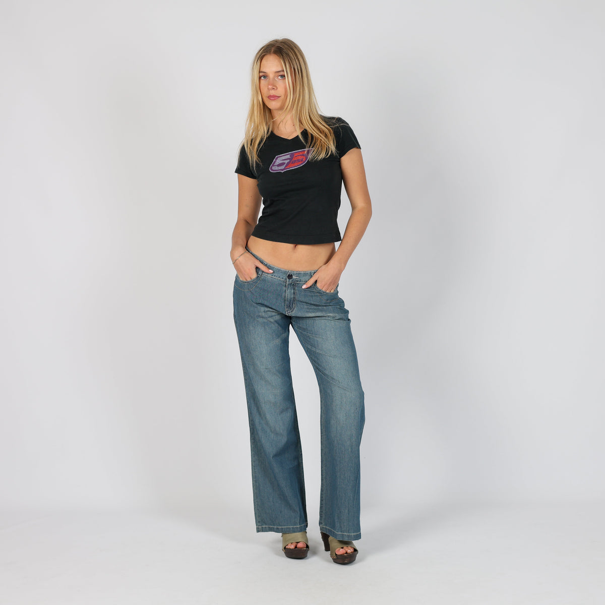 Blue 90s Semaford Woven Trousers (S)