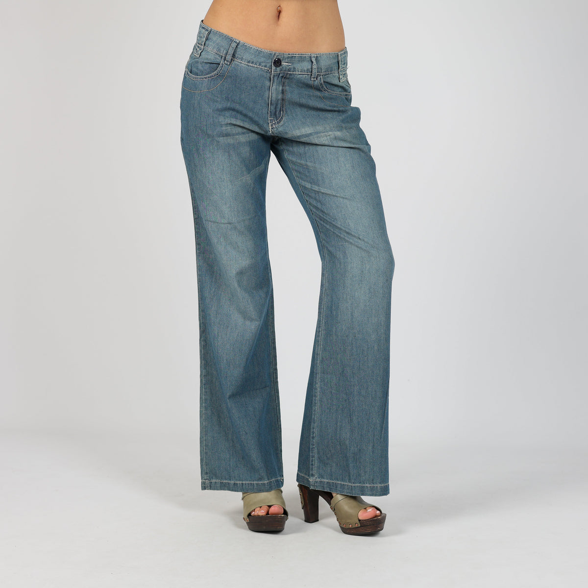 Blue 90s Semaford Woven Trousers (S)