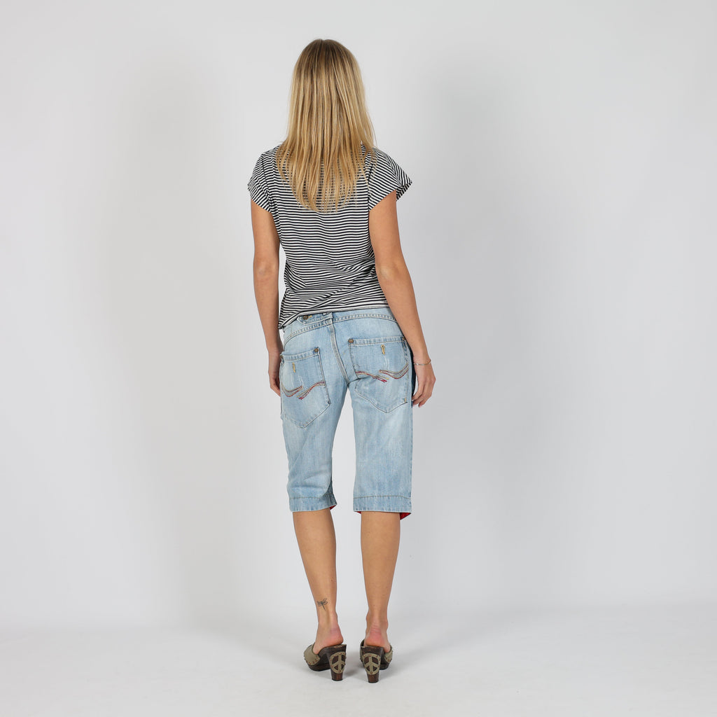 Light Blue 90s Jack & Jones 3/4 Jeans (S)
