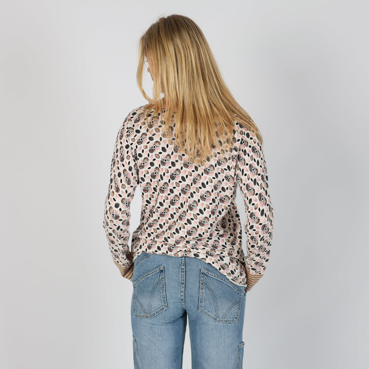 Ivory Y2K Diana Callesi Knitted Top (M)
