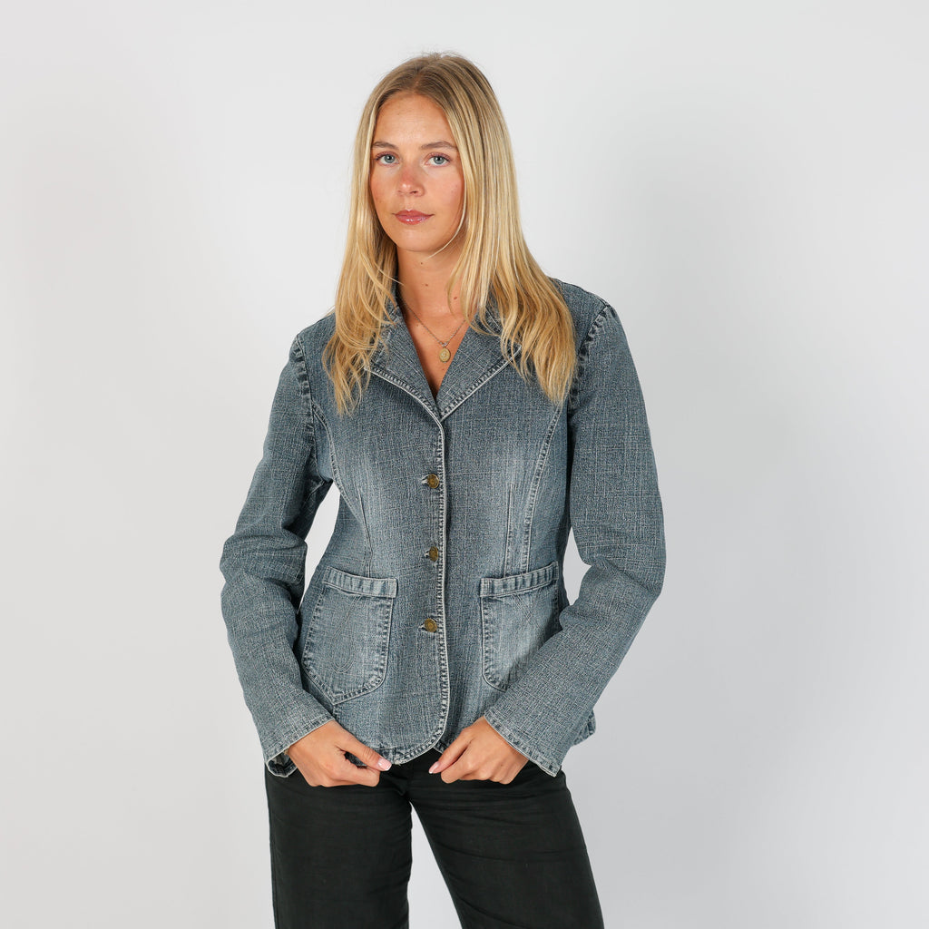 Light Blue Y2K One couch Denim Jacket (L)