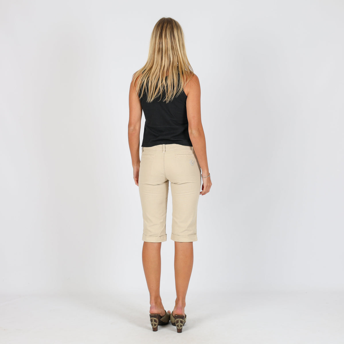 Beige Y2K Liu Jo Capri Trouser (XS)