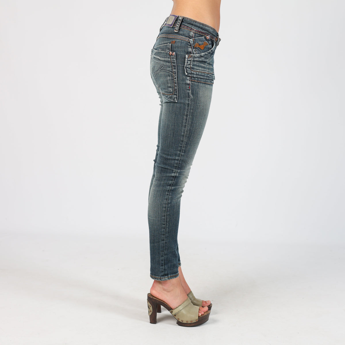 Blue Y2K Yes!Miss Skinny Jeans (S)