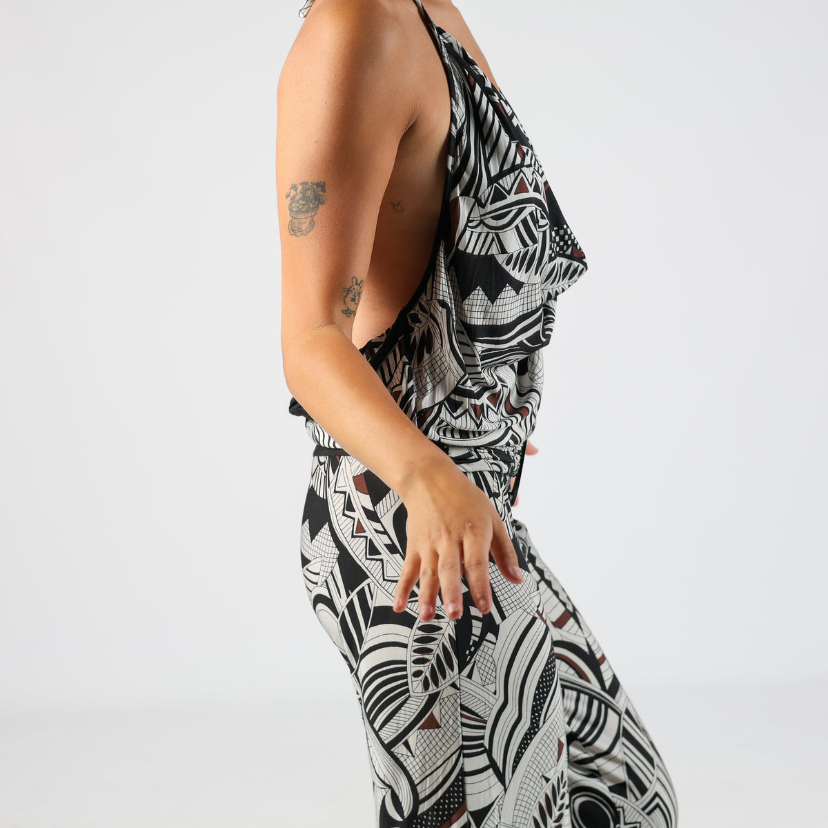 Ivory Y2K Listwoman Jumpsuit (S)