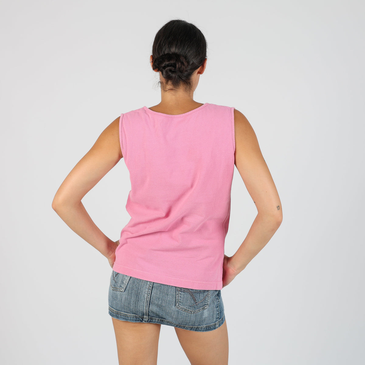 Pink Y2K Weekend Woven Vest (L)