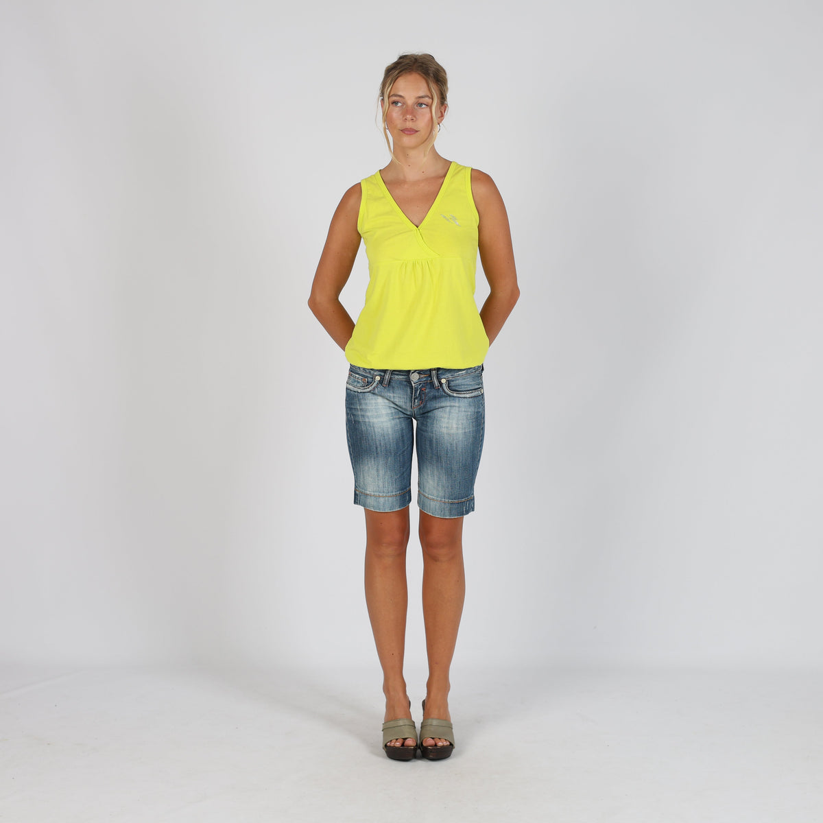 Blue Y2K Take.Two Denim Shorts (M)