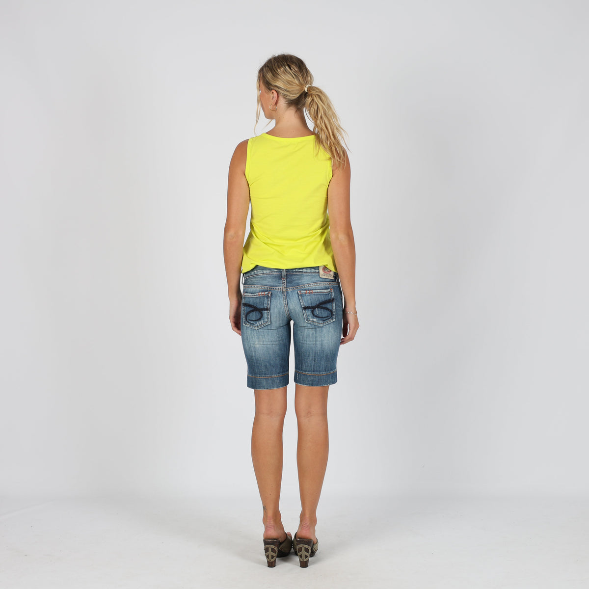 Blue Y2K Take.Two Denim Shorts (M)