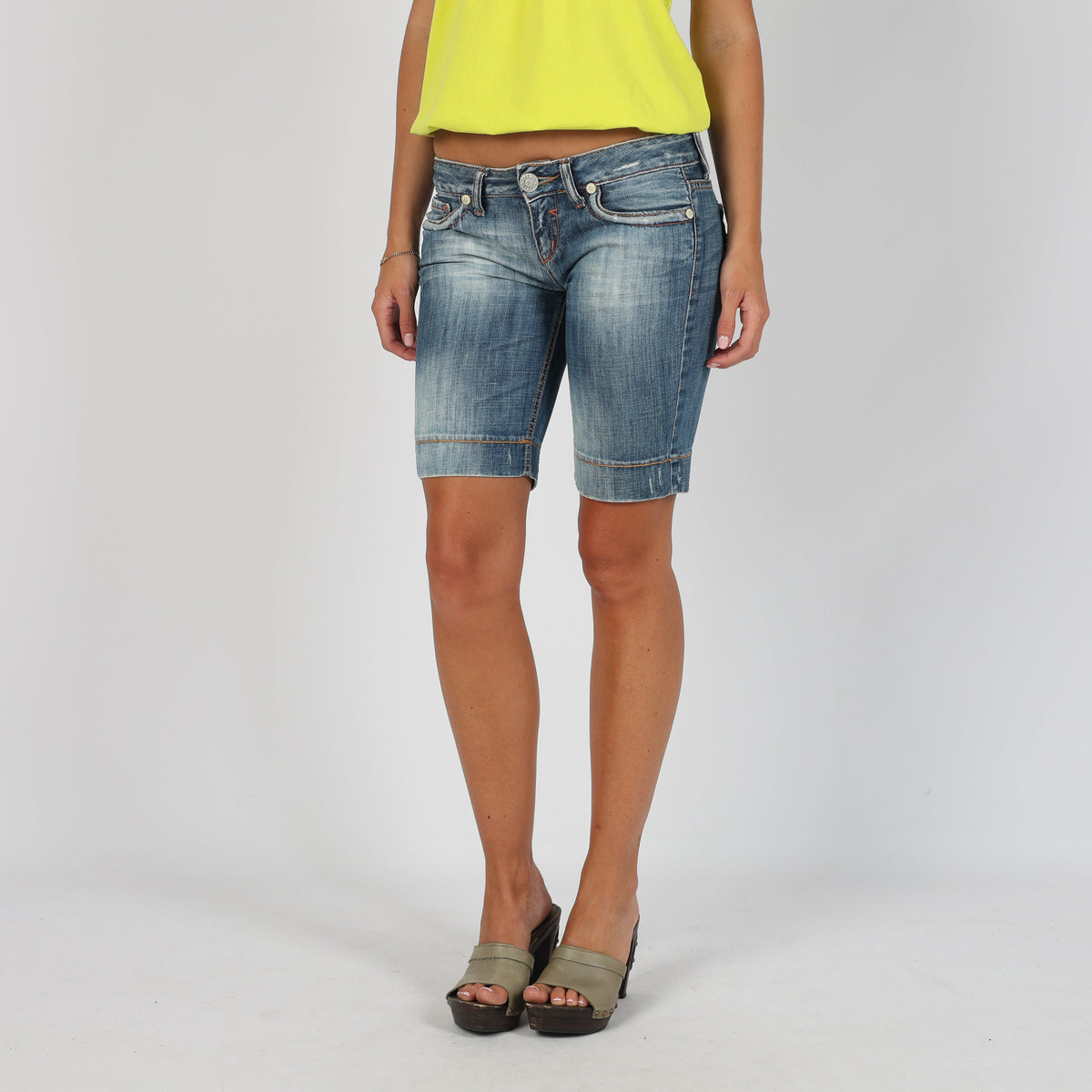 Blue Y2K Take.Two Denim Shorts (M)