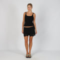 Black Y2K XLS Knitted Shorts (XS)