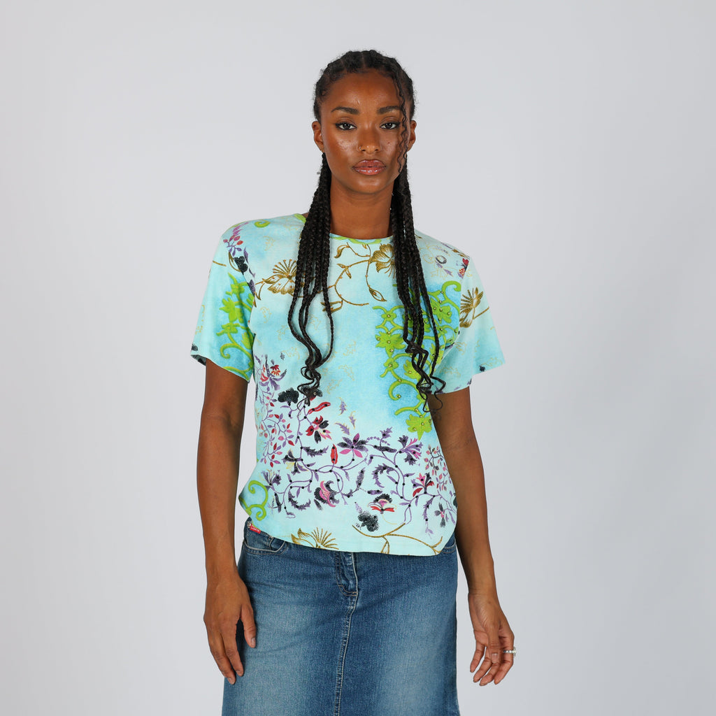 Light Green Y2K Antonia Rivera T-shirt (XL)