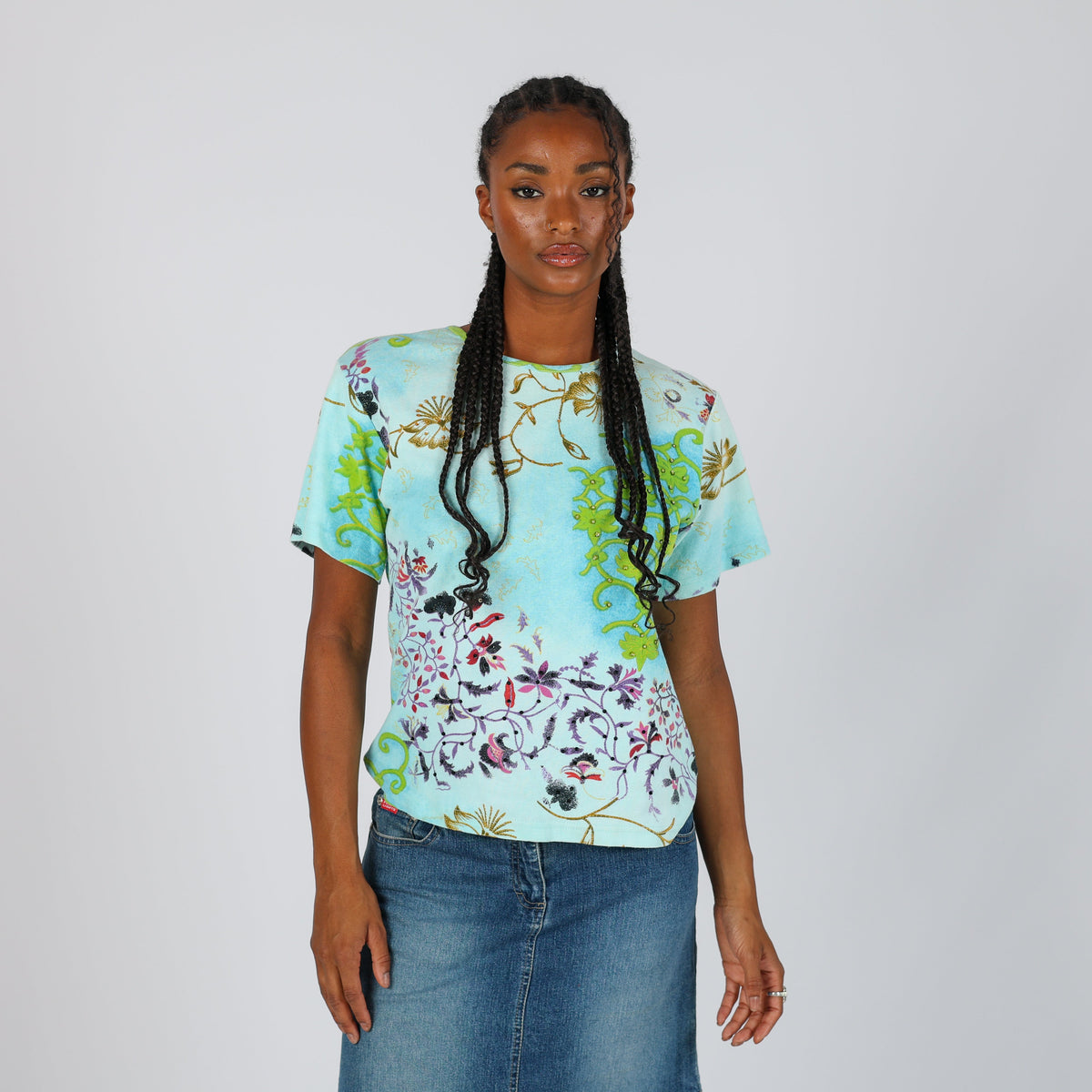 Light Green Y2K Antonia Rivera T-shirt (XL)