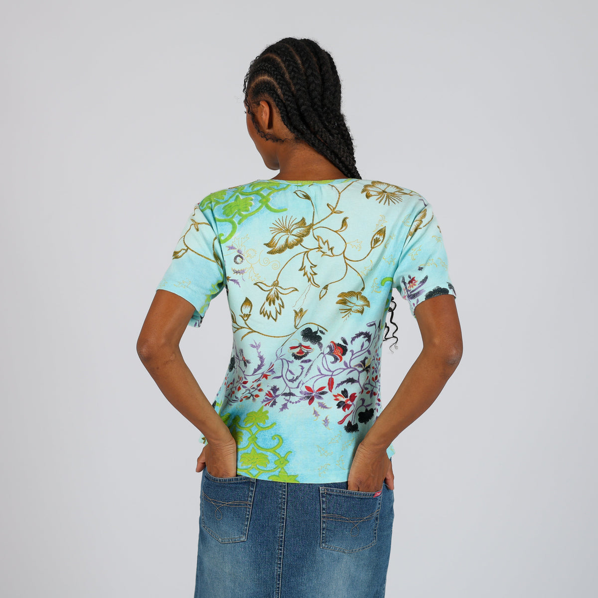 Light Green Y2K Antonia Rivera T-shirt (XL)