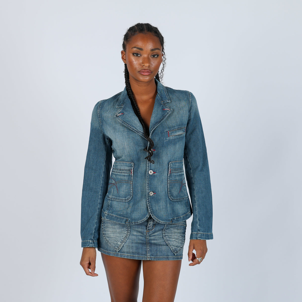 Blue 90s PHARD Denim Jacket (M)
