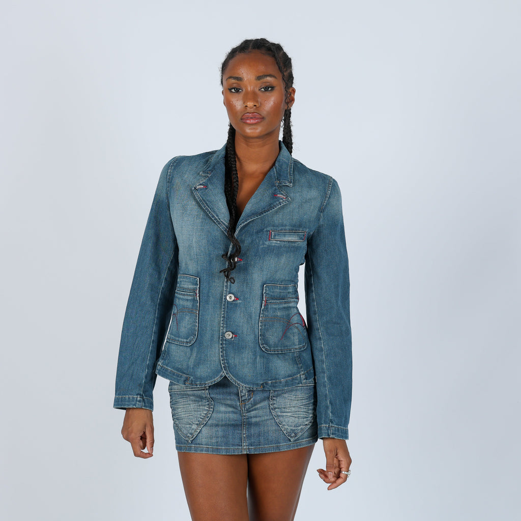 Blue 90s PHARD Denim Jacket (M)