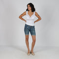 Blue Y2K Miss Sixty Denim Shorts (S)
