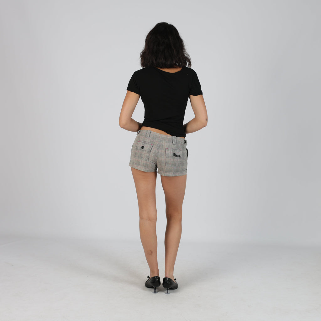 Grey Y2K Vans Woven Shorts (S)