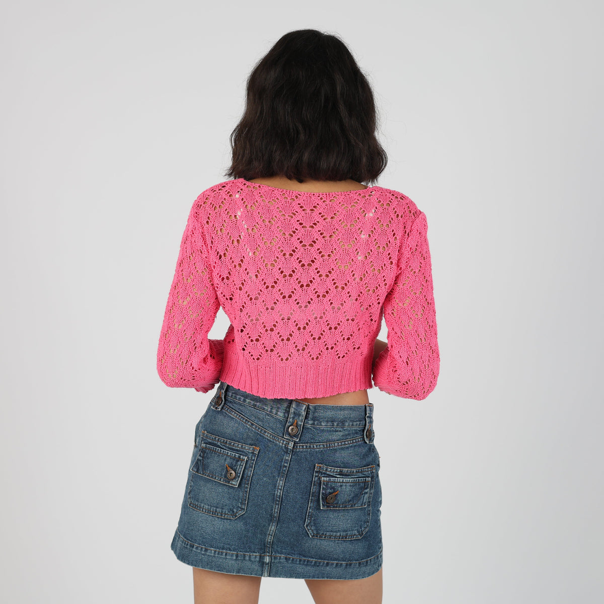 Blue Y2K Oviesse Denim Midi Skirt (S)