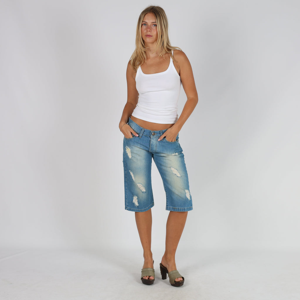 Blue Y2K Bonavita Denim Shorts (M)