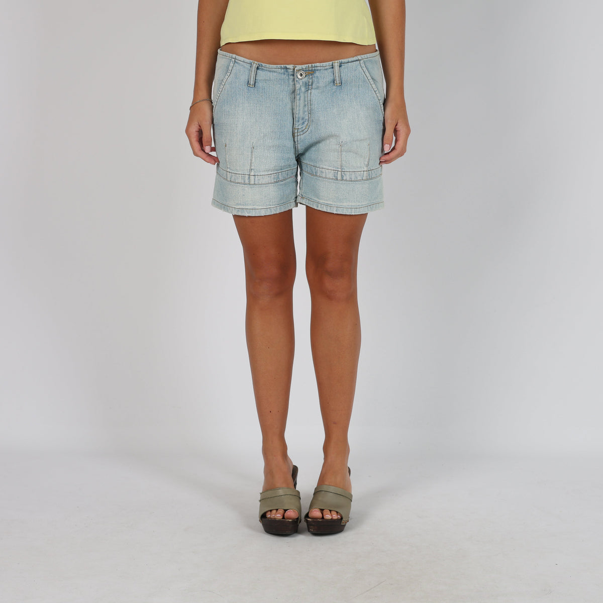 Light Blue Y2K N.FAYE Denim Shorts (M)