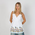 White Y2K Lasting Cami (L)