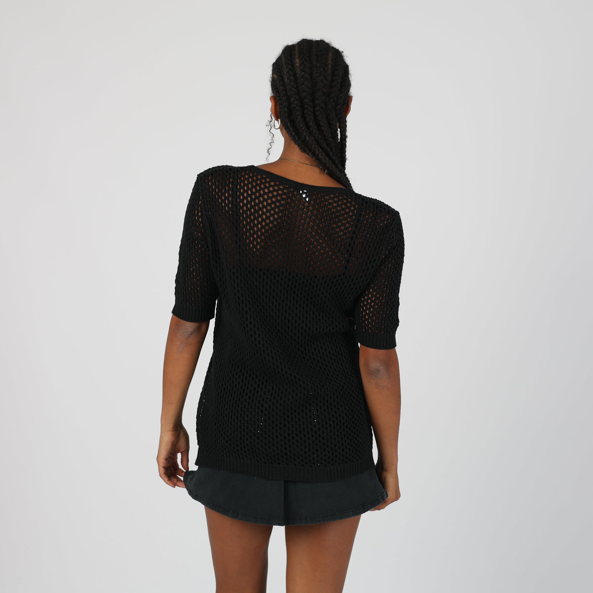 Black Y2K Cardigan (M)