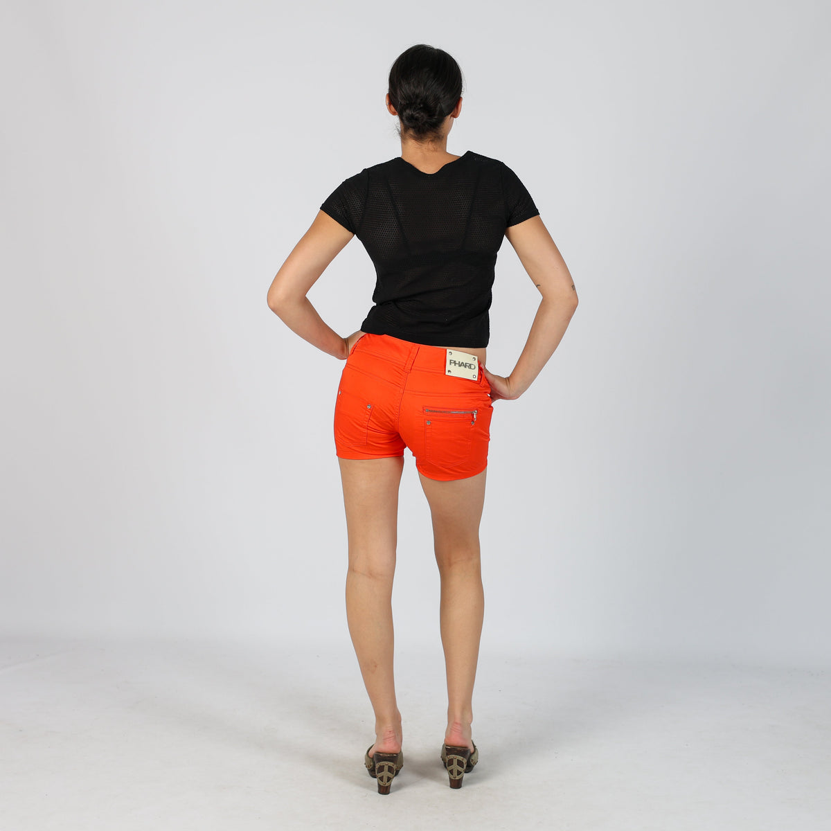 Coral Y2K PHARD Woven Shorts (S)