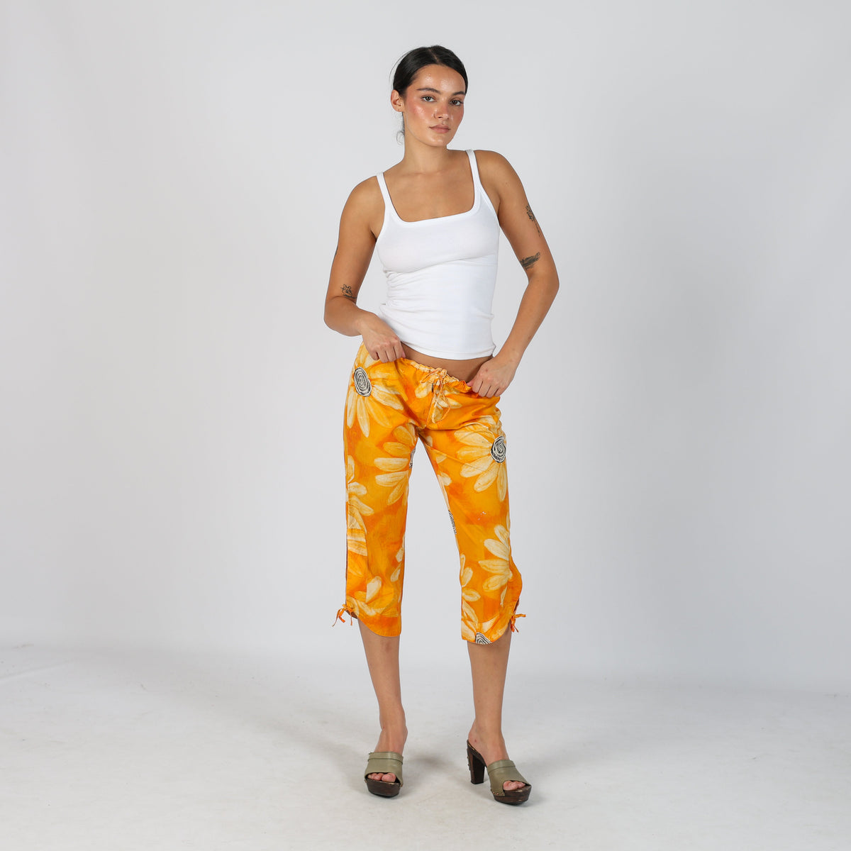 Orange Y2K Terrae Capri Trouser (M)