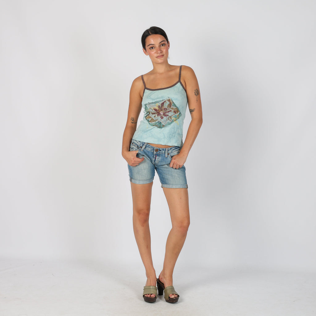 Light Blue 90s Replay Denim Shorts (S)