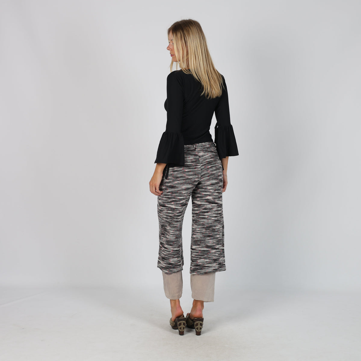 Grey Y2K Missoni Woven Trousers (XS)
