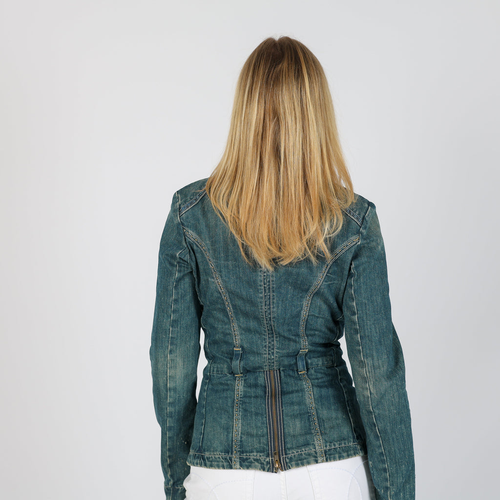 Blue Y2K Guess Denim Jacket (S)