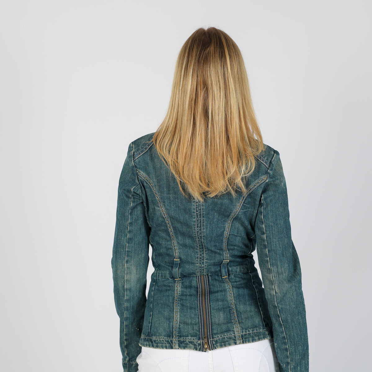 Blue Y2K Guess Denim Jacket (S)