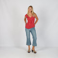 Light Blue Y2K Flare Jeans (S)