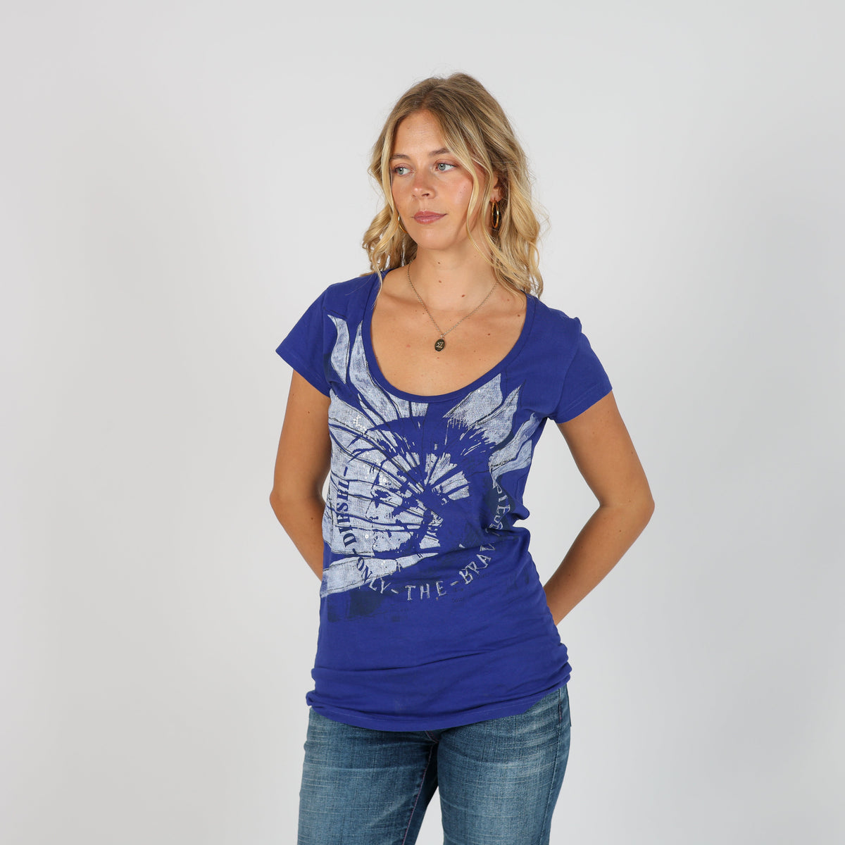 Blue Y2K Diesel T-shirt (S)