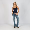 Blue Y2K Straight Jeans (S)