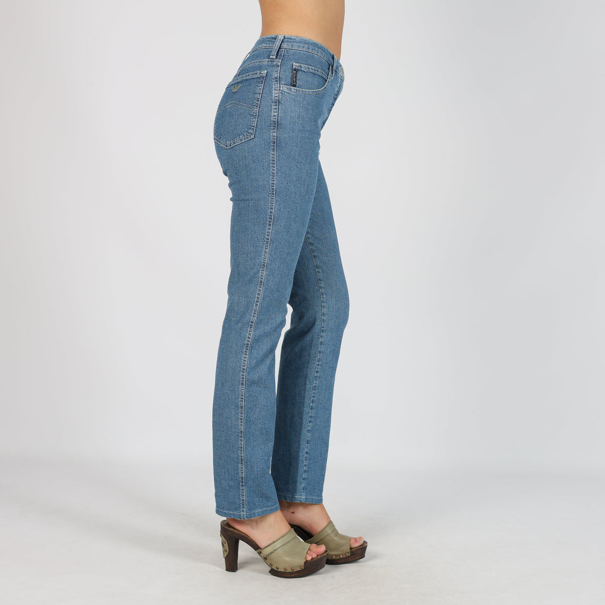 Blue Y2K Armani Jeans Straight Jeans (XS)